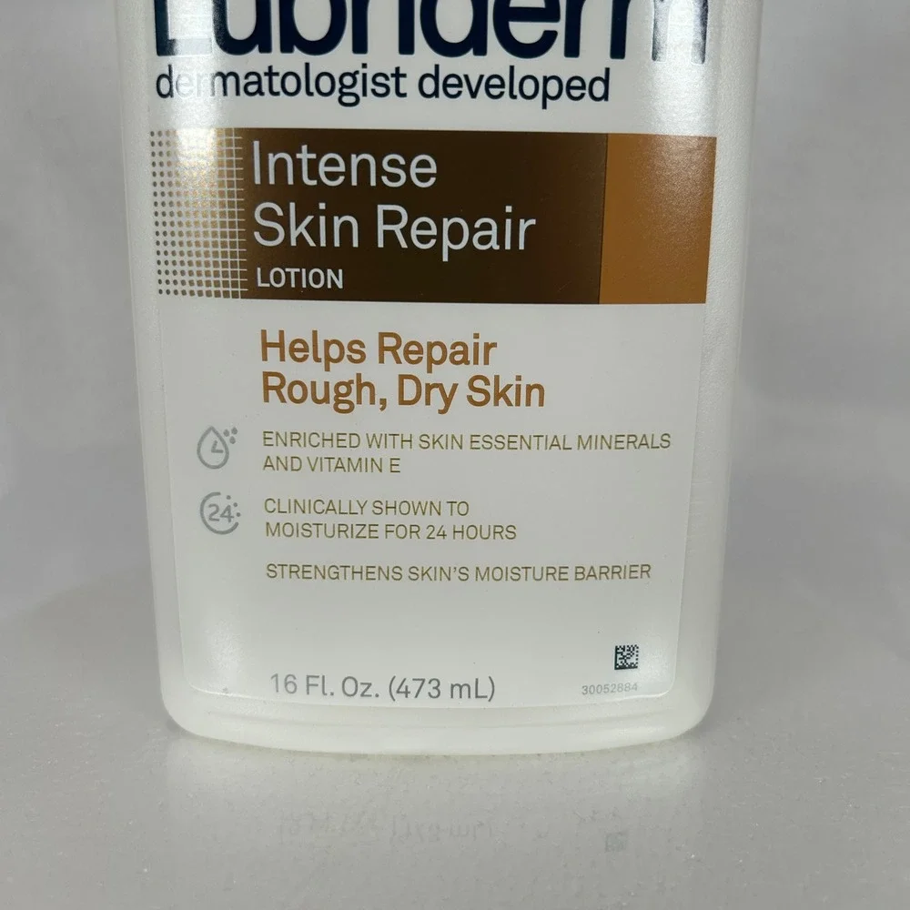 Lubriderm Intense Skin Repair Lotion for Rough Dry Skin 16 Fl Oz 473mL